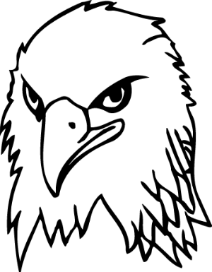 300x385 Pix For Gt Easy Eagle Drawings For Kids Drawing Eagle Drawing