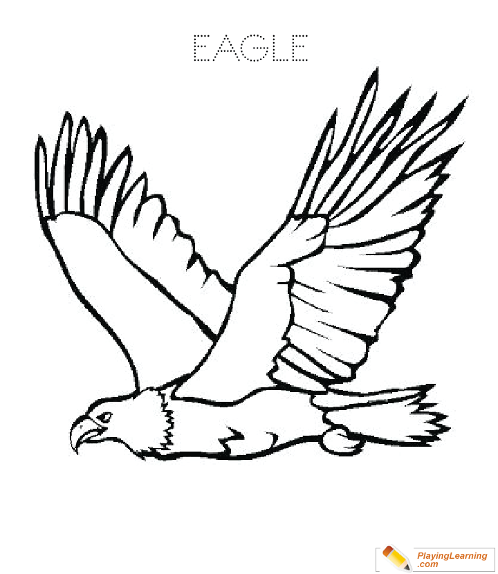 720x830 Eagle Coloring