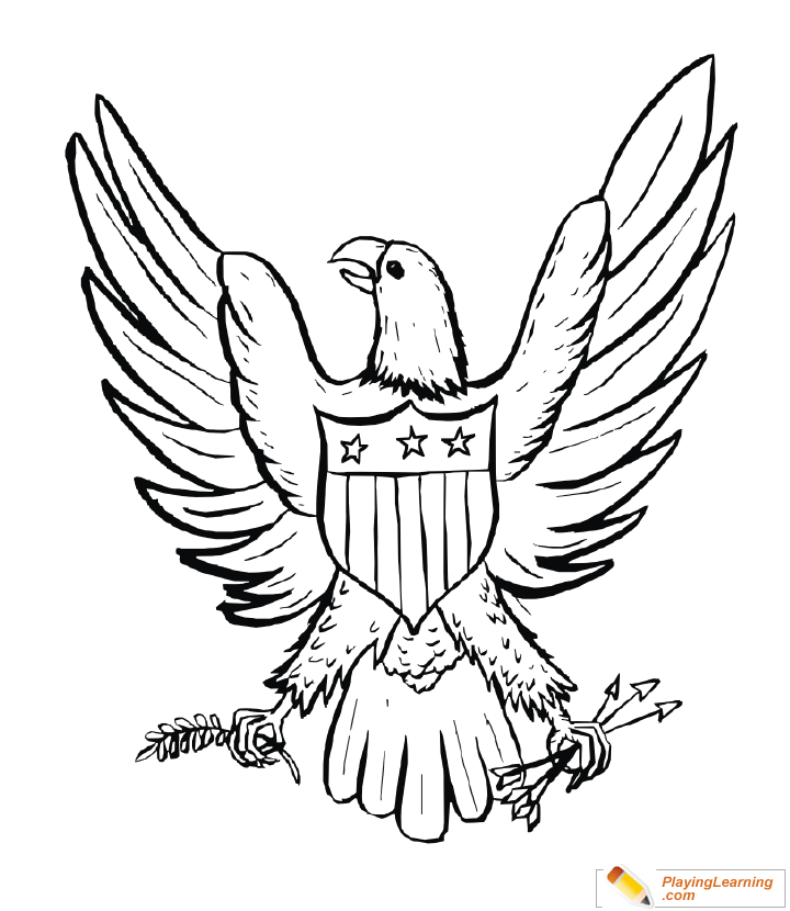 720x830 Eagle Coloring