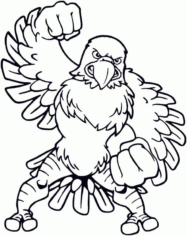 640x810 Bald Eagle Coloring Pages For Kids