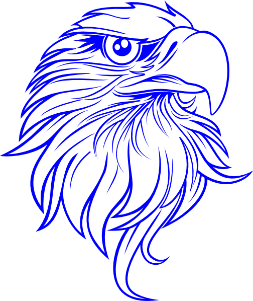 504x598 Drawing Eagles Front Face Transparent Png Clipart Free Download