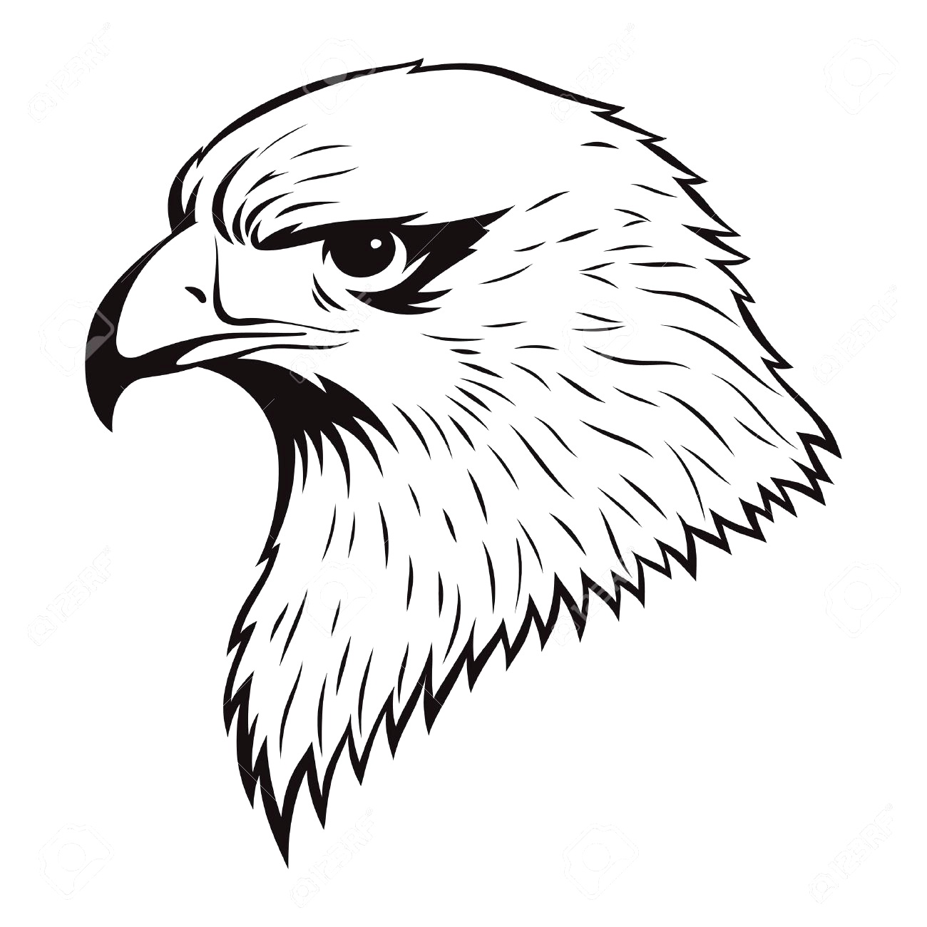 1300x1300 Eagle Clipart Outline