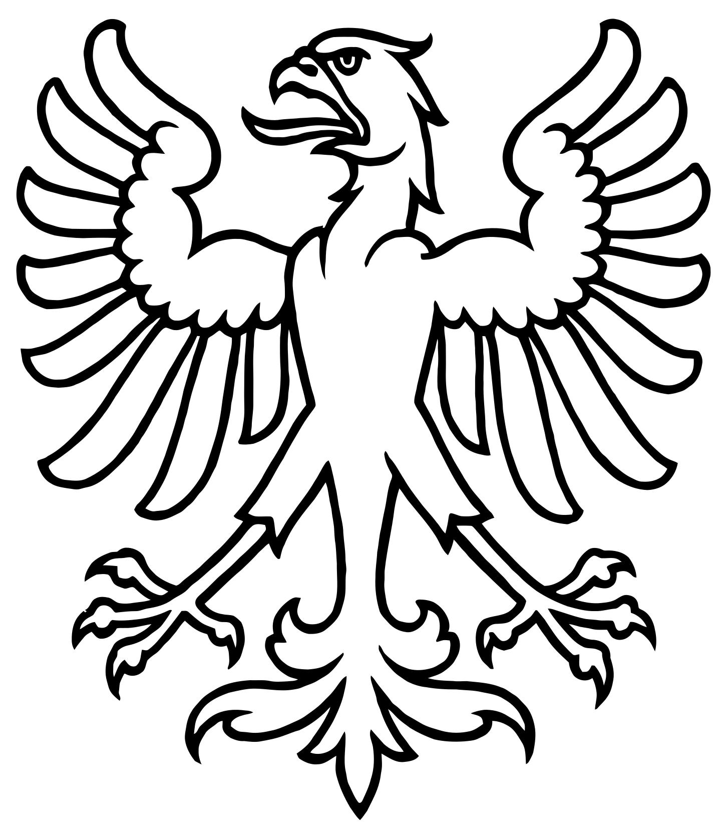 1452x1675 Zurich Eagle Outline Clipart