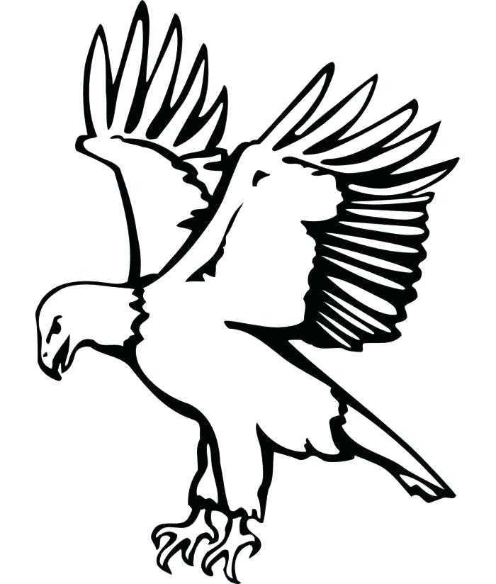 700x824 Eagle Template Printable Bird Stencil Feather Mask