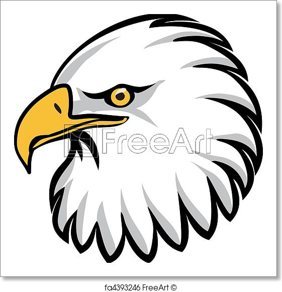 561x581 free art print of eagle head stylised drawing of an eagles head