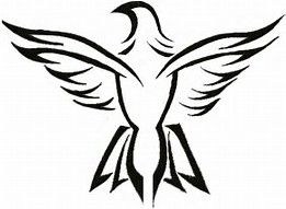261x191 image result for eagle line drawing trouble tribal wolf tattoo