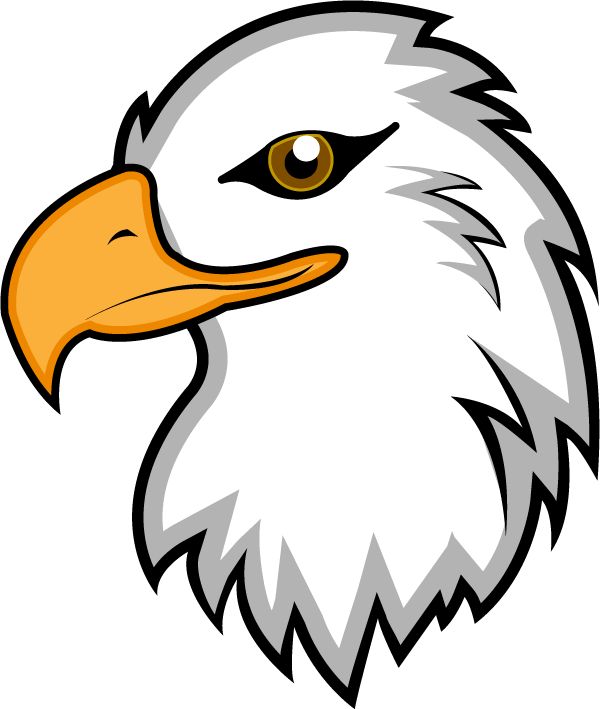 600x709 Eagle Mascot Clipart Clip Art
