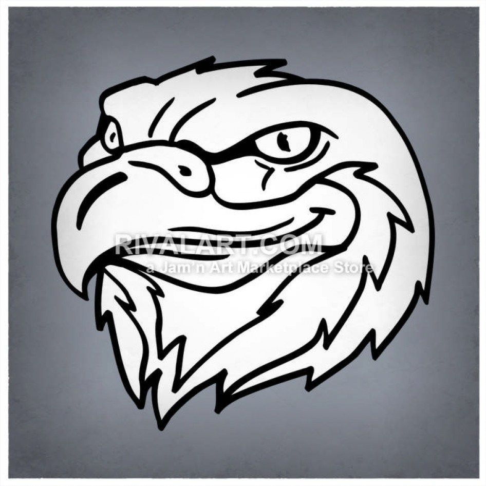 946x946 Eagles Mascot Head