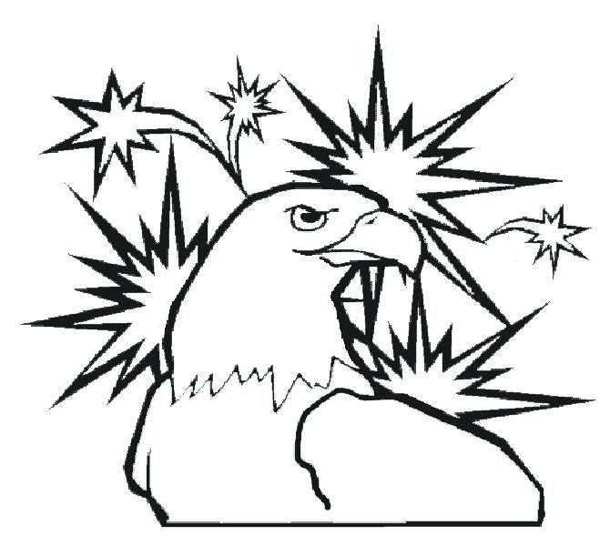 670x589 Eagle Coloring Pages