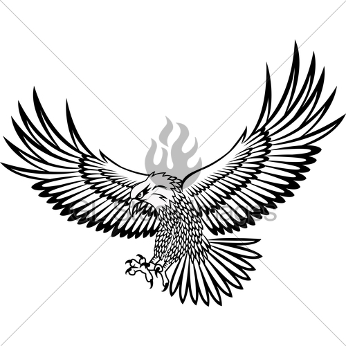 500x500 Eagle Tattoo Gl Stock Images