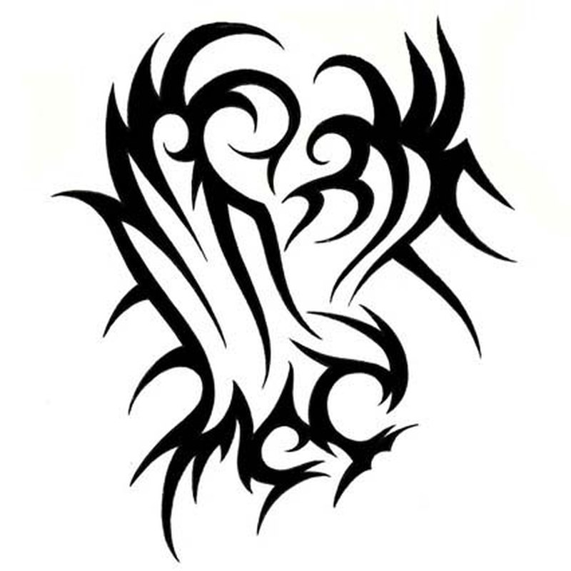 800x800 Very Nice Tribal Eagle Tattoo Design