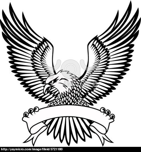 492x530 Black Eagle Logo With White Lines Diy Stuff Eagle Vector