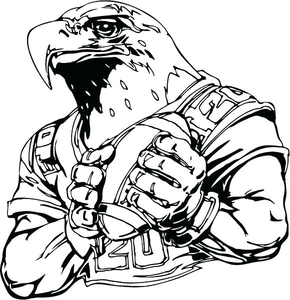 579x600 Coloring Approved Eagle Pages Eagles Logo