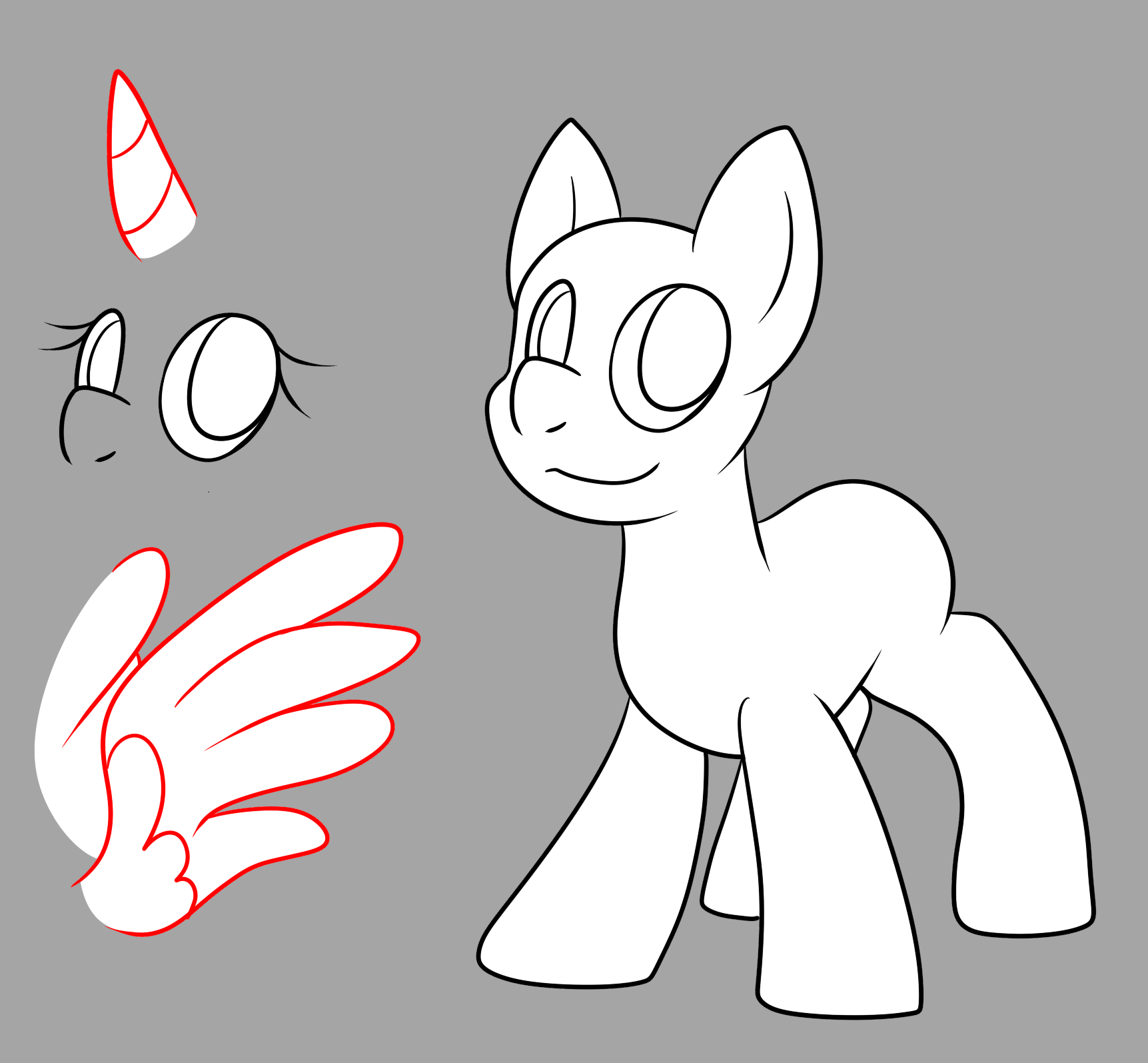 1723x1595 Pony Reference Sheet