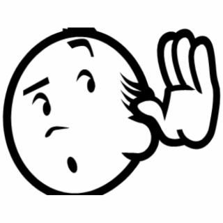 320x320 Hd Listening Ear Clipart