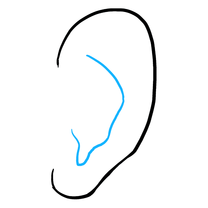 680x678 How To Draw An Ear Really Easy Drawing Tutorial