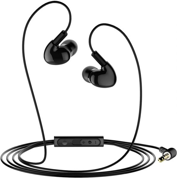 596x600 mpow sports earphones, wired running headphones with microphone