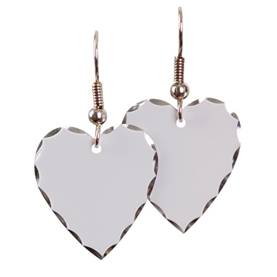 550x550 Guitar Drawing Earring Heart Charm