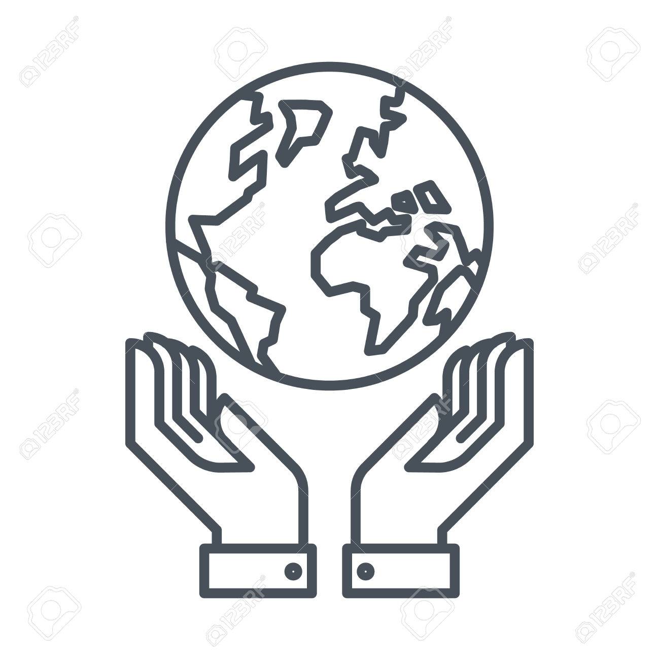 1299x1300 Save Earth Clipart Black And White