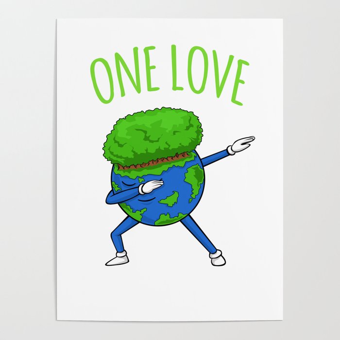 700x700 One Love Dabbing Earth