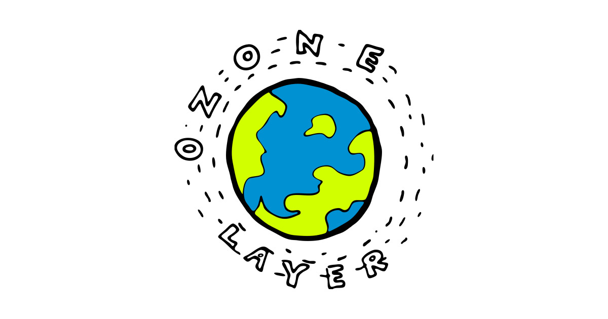1200x630 Earth's Ozone Layer Drawing Clipart