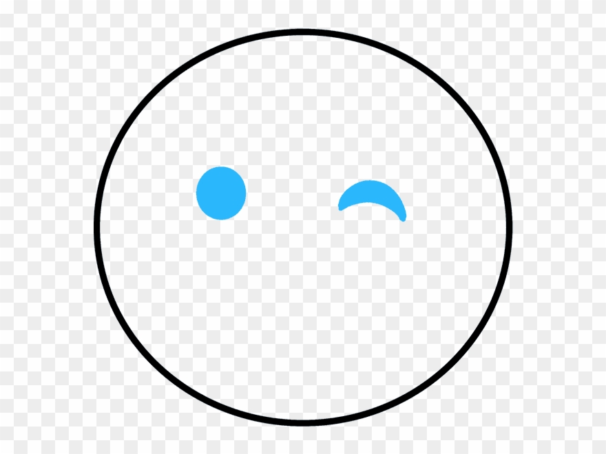 880x660 How To Draw Wink Emoji