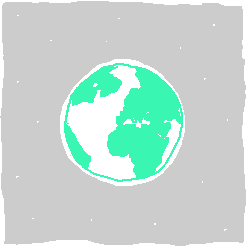 500x500 Drawing Earth Gif
