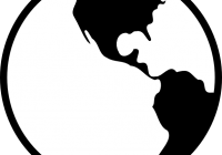 200x140 Globe World Map Drawing Black And White Cc0 Human Behavior Balloon