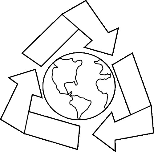 500x493 Cartoon Drawings Of For Earth Clip Art Black And White