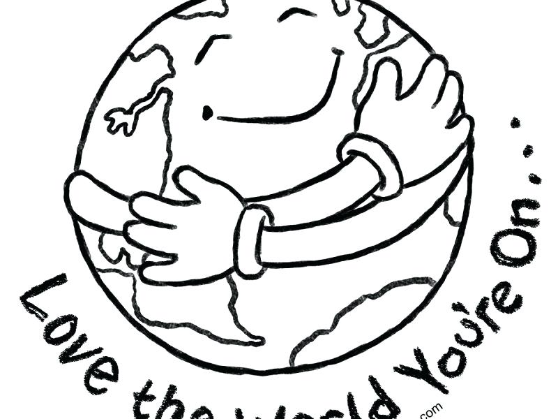 800x600 Earth Coloring Pages For Toddlers Day Printable Free Kids Middle