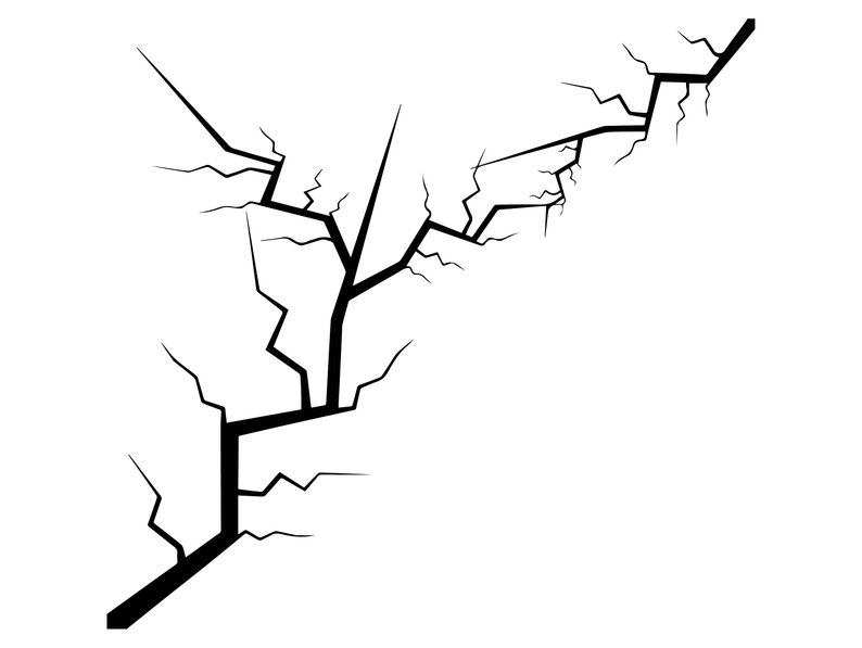 794x597 Earthquake Crack Damage Road Destruction Disaster Earth Etsy