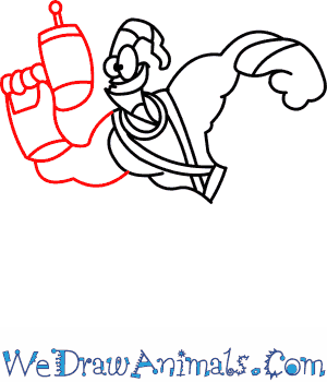 300x350 how to draw earthworm jim