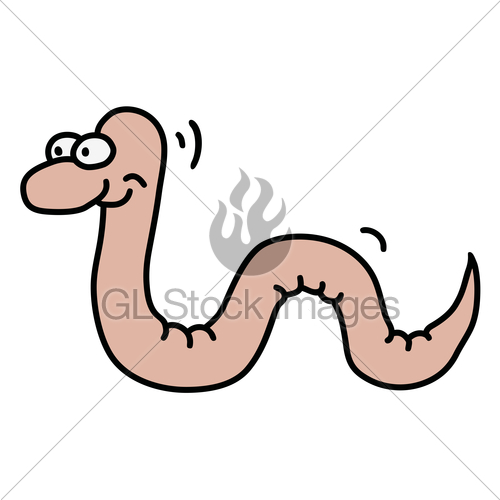 500x500 The Funny Little Worm Gl Stock Images