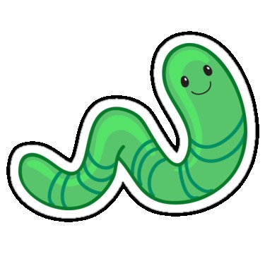 375x360 Within Cute Worm Drawing