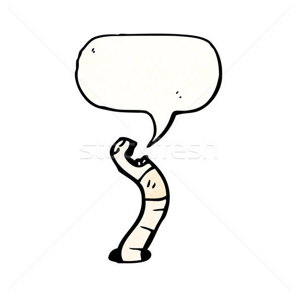 600x600 cartoon earthworm vector illustration lineartestpilot