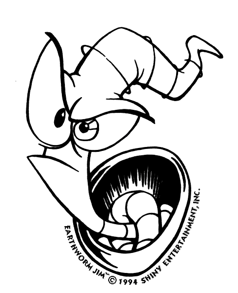 488x600 Earthworm Jim Concept Art And Paintings