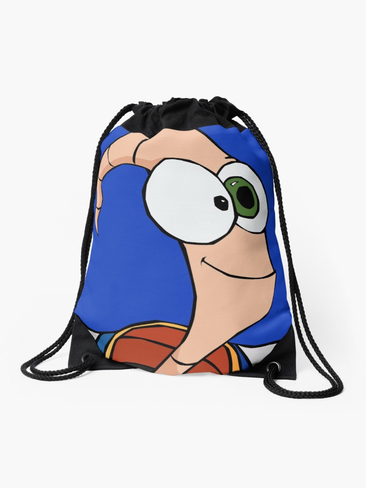 750x1000 Earthworm Jim Drawstring Bag