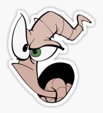 210x230 Earthworm Stickers Redbubble