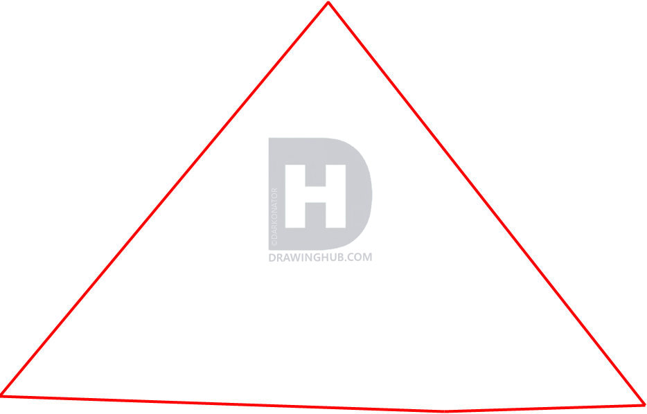 934x598 How To Draw A Pyramid, Step