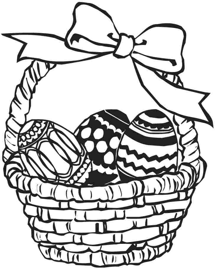 728x908 Easter Basket Drawings Happy Easter Thanksgiving