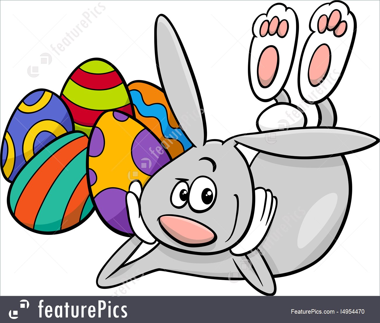 1300x1106 Holidays Easter Bunny Cartoon Character