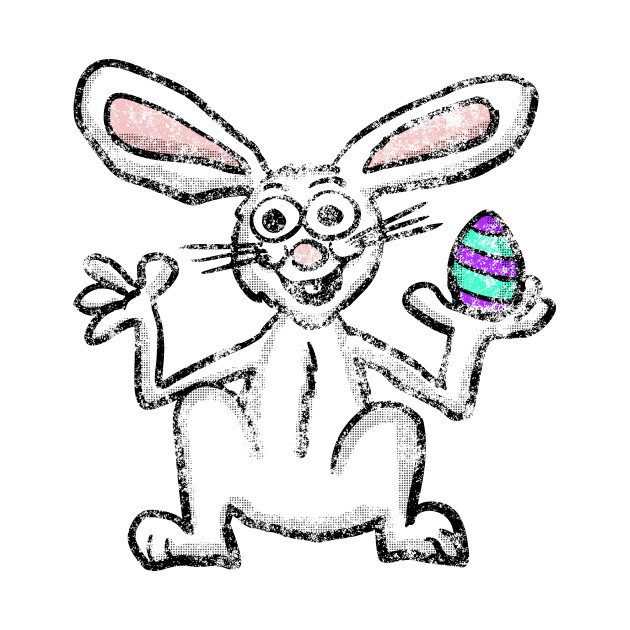 630x630 Vintage Easter Bunny Cartoon