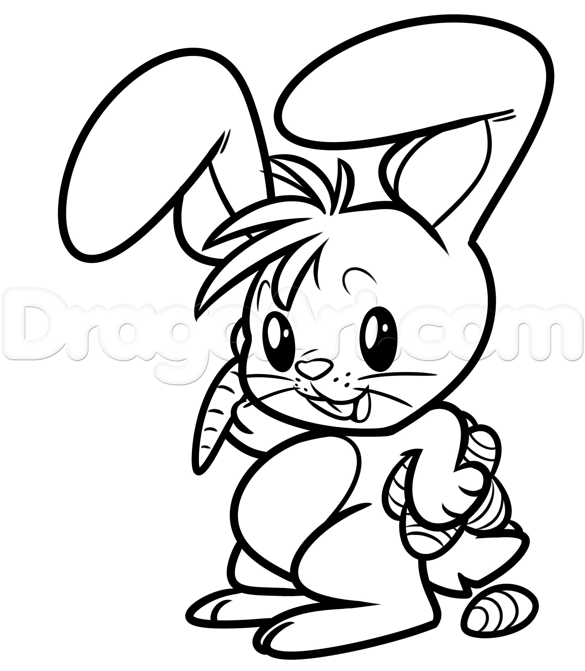 2055x2356 How To Draw A Easter Bunny Fresh How To Draw An Easter Rabbit Step
