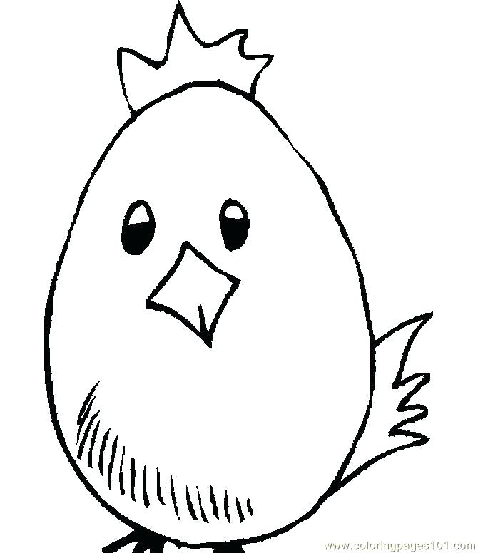 670x776 Easter Chick Coloring Pages Free Colouring Ilovez Club