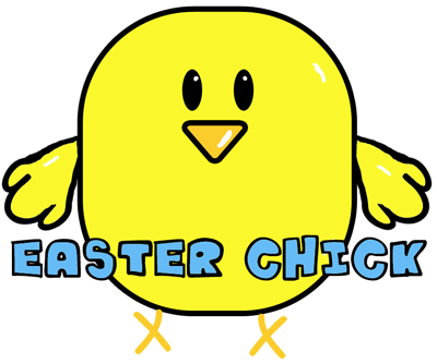 400x334 How To Draw Cute Cartoon Baby Chicks For Easter Lesson For Kids