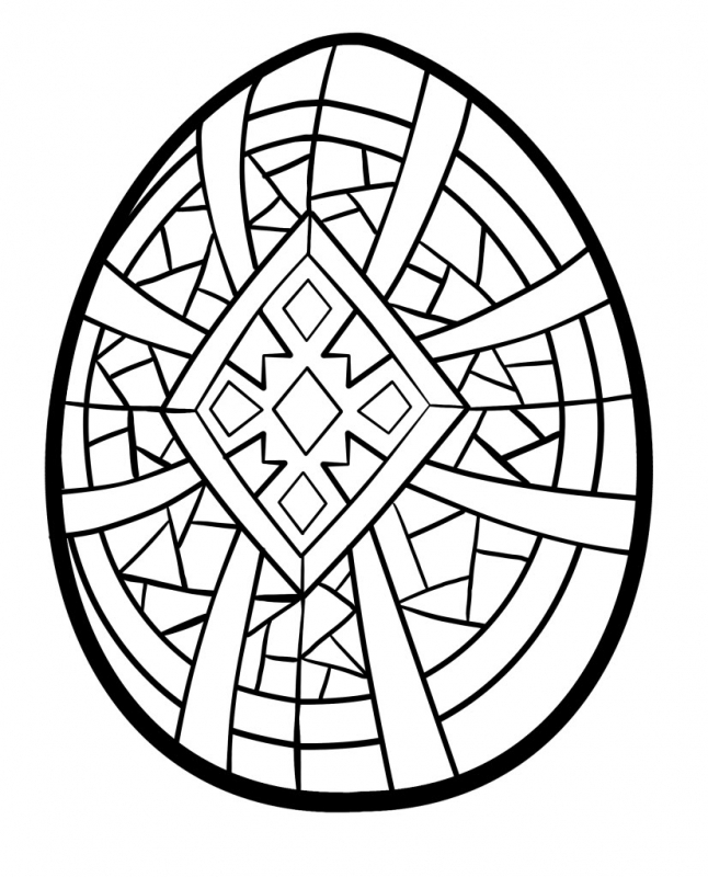 646x800 Easy Easter Eggs Pictures, Coloring Pages, Drawings Free Happy