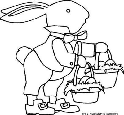 400x372 Activities, Basket, Bunny, Clip Art, Easter, Fargelegge Tegn