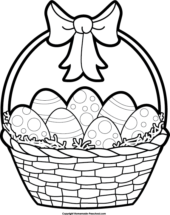 570x720 Collection Of Free Basket Drawing Easter Download On Ui Ex