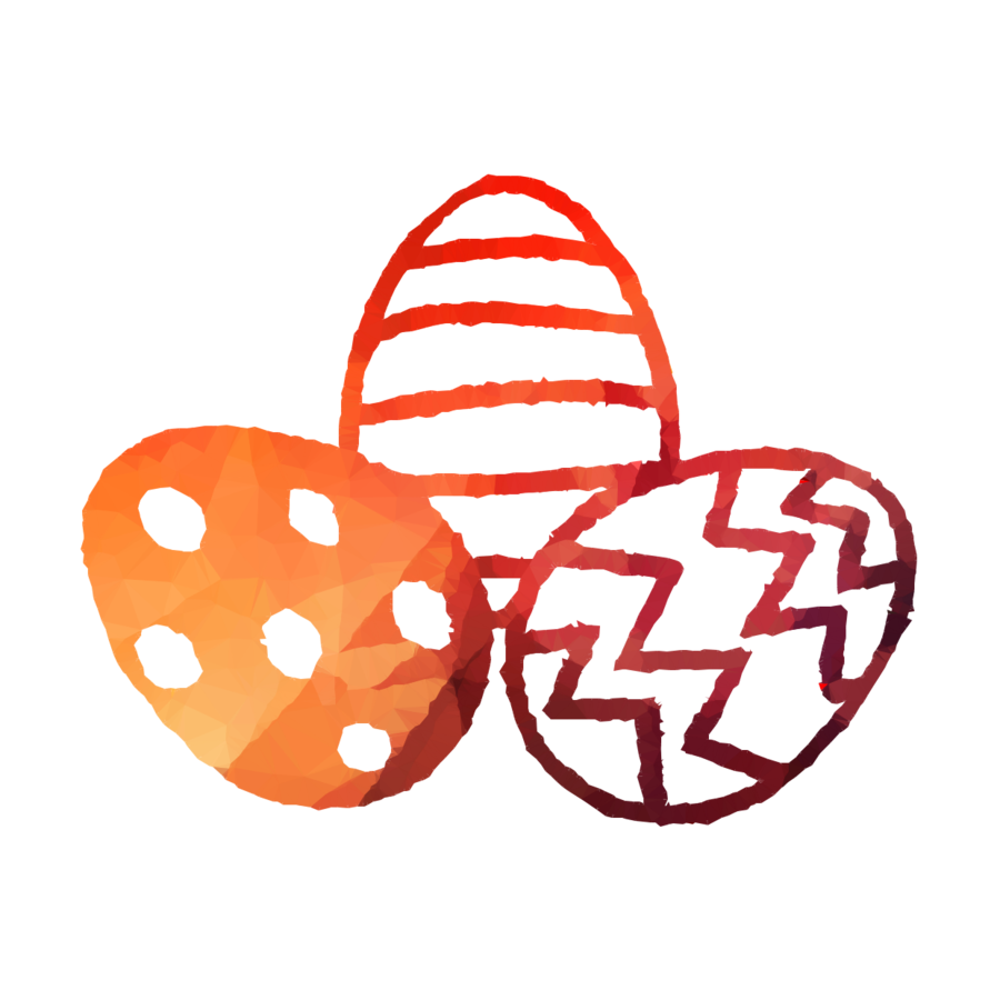 900x900 Easter, Drawing, Orange, Transparent Png Image Clipart Free Download