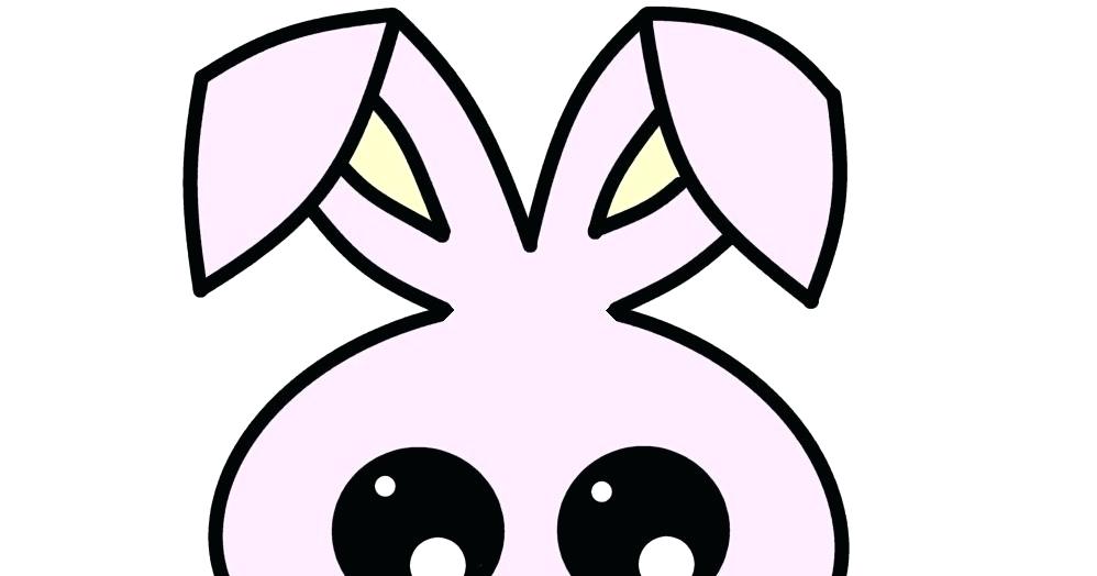 998x524 How To Draw An Easter Bunny How To Draw An Bunny Drawing Steps